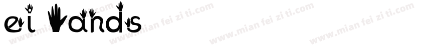 Wei Hands字体转换